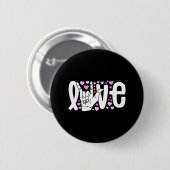 Liebe der Gebärdensprache ASL Sei freundlich Button (Vorne & Hinten)