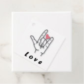 Liebe der Gebärdensprache Geschenkanhänger (Beispiel)