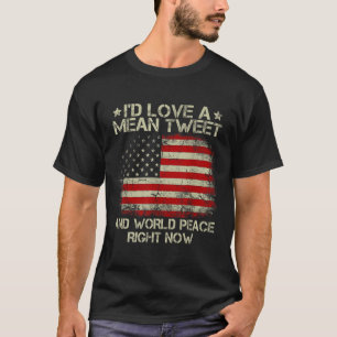 Liebe der Gemeine Tweet und Weltfrieden im Moment T-Shirt
