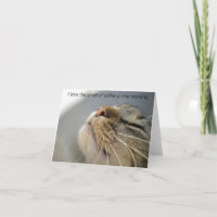 Liebe der Geruch des Kaffees in den