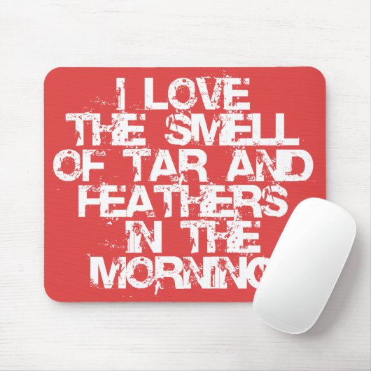 Liebe der Geruch des Teers u. der Federn am Mousepad (Mit Mouse)