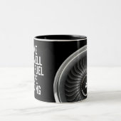 Liebe der GeruchTurbinentreibstoff Zweifarbige Tasse (Mittel)