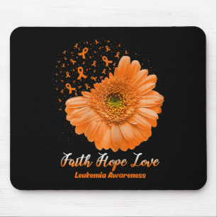 Liebe der Glaube Leukämie Bewusstsein Blume Strato Mousepad