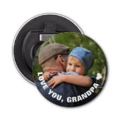 Liebe der Großeltern Sie Großes Foto Flaschenöffner (Vorderseite)