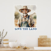 Liebe der Grundstückspresse Poster (Küche)