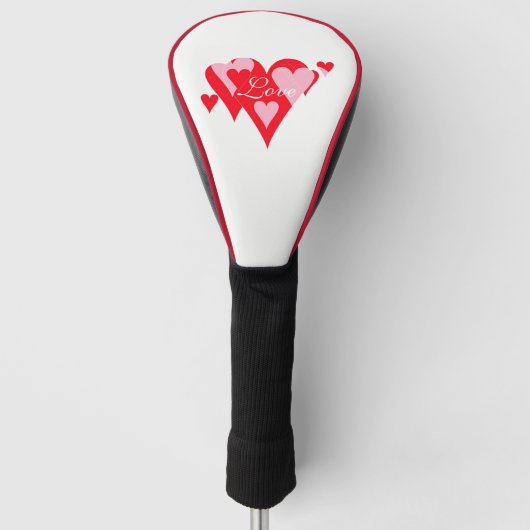Liebe der Hearts Golf Driver Covers von Janz Headcover (Vorderseite)
