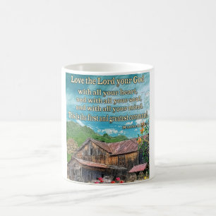 Liebe, der Herr, dein Gott, mit deinem ganzen Herz Kaffeetasse