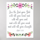 Liebe, der Herr, dein Gott, Poster (Vorne)