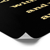 Liebe, der Herr, dein Himmelsposter Poster (Ecke)