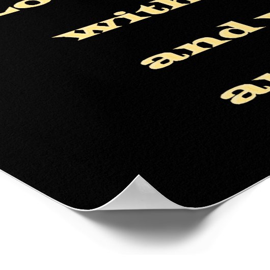 Liebe, der Herr, dein Himmelsposter Poster (Ecke)