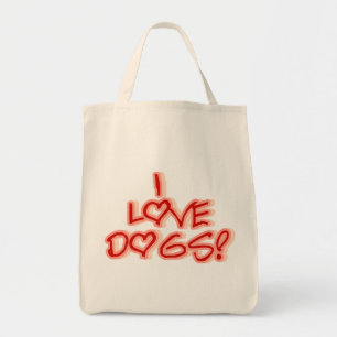 Liebe der Herz-I verfolgt T-Shirts und Geschenke Tragetasche