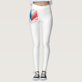 Liebe der Herz-zu-Herz-Verbindung Leggings