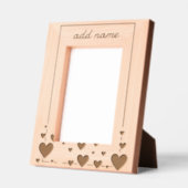 Liebe der Herzrahmen Geätzte Rahmen (Links)