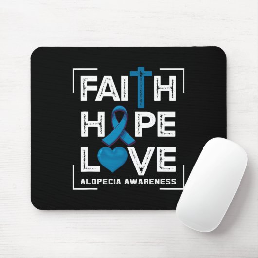 Liebe der Hoffnung Alopecia Bewusstsein 1 Mousepad (Mit Mouse)