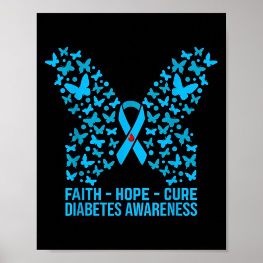 Liebe der Hoffnung Diabetes Poster (Vorne)