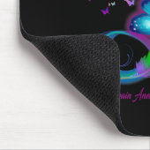 Liebe der Hoffnung Hirnaneurysma Bewusstsein Mousepad (Ecke)