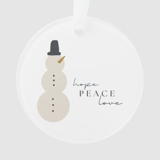 Liebe der Hoffnung Ornament (Vorderseite)