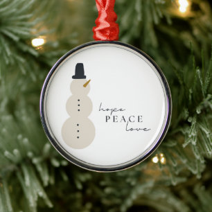 Liebe der Hoffnung Ornament Aus Metall