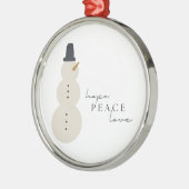 Liebe der Hoffnung Ornament Aus Metall (Links)