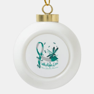 Liebe der Hoffnung Panik Keramik Kugel-Ornament