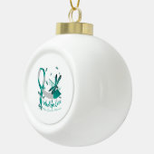 Liebe der Hoffnung Panik Keramik Kugel-Ornament (Rechts)