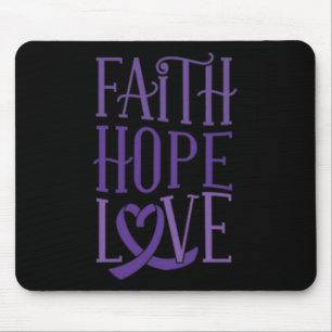 Liebe der Hoffnung - Unterstützung des Bewusstsein Mousepad
