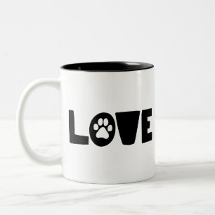 Liebe Der Hund Lover Dog Lover Kunst Ristorante da Zweifarbige Tasse