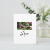 Liebe der Hundemutter fügt den Liebhabern des Begl Postkarte (Stehend Vorderseite)