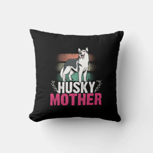 Liebe der Husky-Mutter: Loyalität und Anleihe feie Kissen