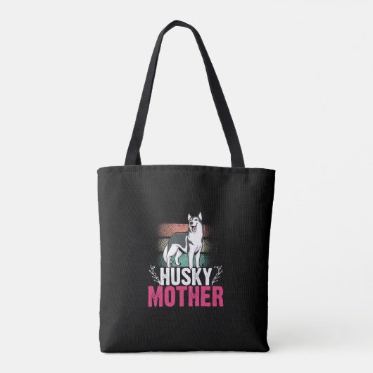 Liebe der Husky-Mutter: Loyalität und Anleihe feie Tasche (Rückseite)