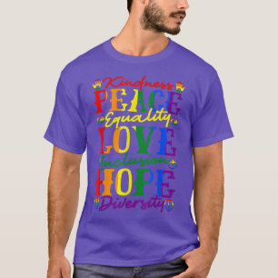 Liebe der Inklusion Gleichheit Diversity Mensch T-Shirt