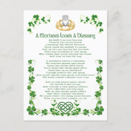 Liebe der irischen Mütter Postkarte