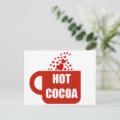 Liebe der Kakao-Tasse Postkarte (Stehend Vorderseite)