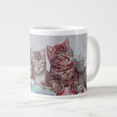Liebe der Katze Jumbo-Tasse (Vorderseite Rechts)