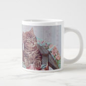 Liebe der Katze Jumbo-Tasse (Rechts)