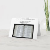 Liebe der klassischen Bücher Karte (Rückseite)