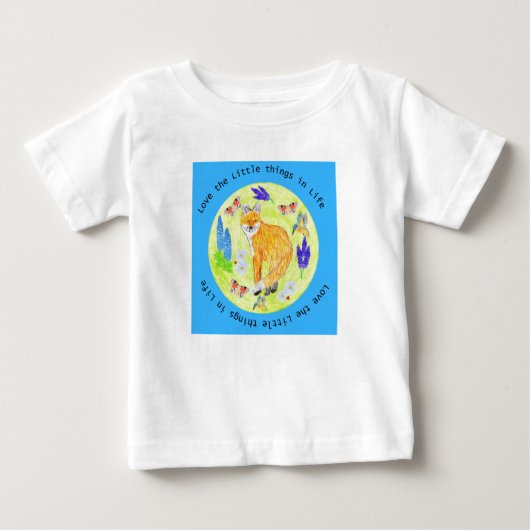 Liebe der kleinen Dinge im Leben Baby T-shirt (Vorderseite)