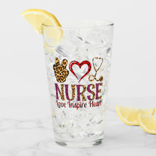 Liebe der Krankenschwester Inspirier Herz - Motivi Glas