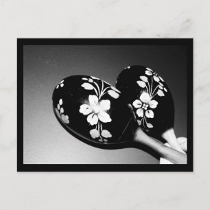 Liebe der Künste-Maracas Postkarte