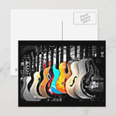 Liebe der Kunstgitarren 2 Postkarte (Vorne/Hinten)