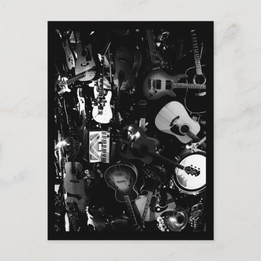 Liebe der Kunstgitarren Postkarte (Vorderseite)