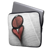 Liebe der Lesung Laptopschutzhülle (Vorderseite Links)