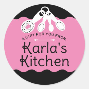 Liebe der Löffel aus meinem Geschenksticker Runder Aufkleber