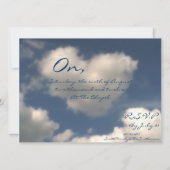 Liebe der Luft Einladung (Rückseite)