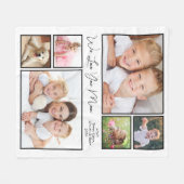 Liebe der Mama Fleecedecke (Vorderseite (Horizontal))