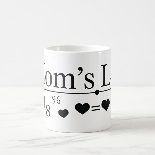 Liebe der Mama Formel 02 Kaffeetasse (Mittel)
