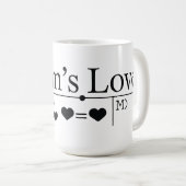 Liebe der Mama Formel 02 Kaffeetasse (VorderseiteRechts)