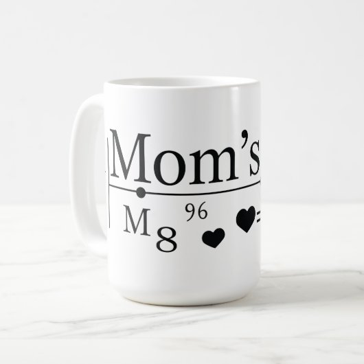 Liebe der Mama Formel 02 Kaffeetasse (Vorderseite Links)