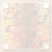 Liebe der Musik - Musikhinweise Glasuntersetzer (Rückseite)