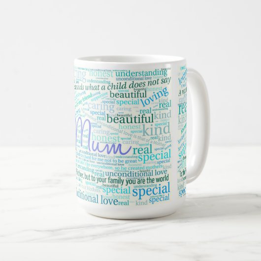 Liebe der Mütter Kaffeetasse (VorderseiteRechts)